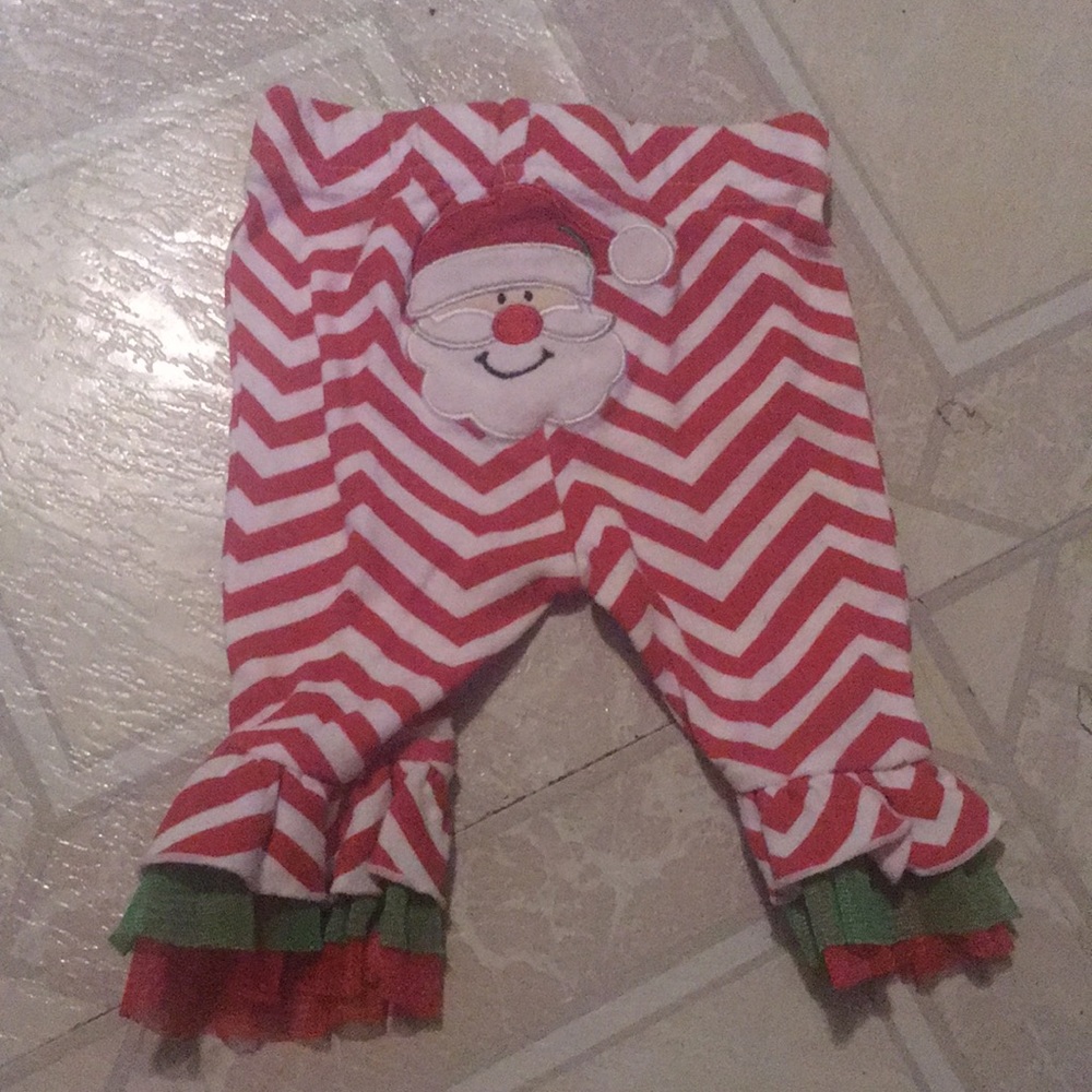 Nursery Rhyme Santa pants 0-3 months